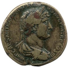 Sestertius - Hadrian PIETAS AVGVSTI S C, Pietas