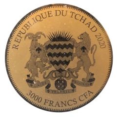 3000 Francs CFA African Springbok
