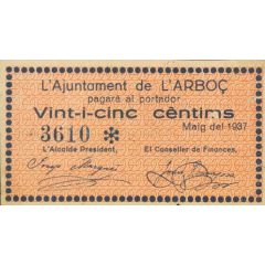 25 Céntimos L'Arboç