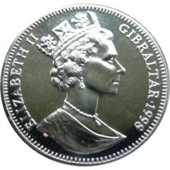 1 Crown - Elizabeth II Gen. Dwight D. Eisenhower