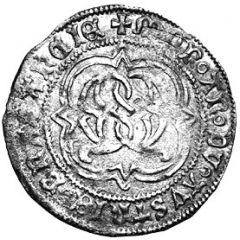 1 Groat - Philip the Handsome, Regency with M