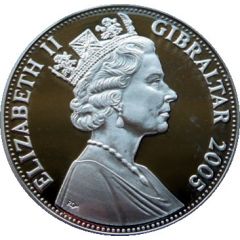 5 Pounds - Elizabeth II Battle of St. Vincent