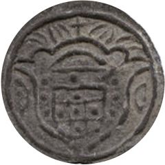 20 Bazarucos - Pedro IV Diu mint