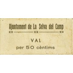 50 Céntimos La Selva del Camp