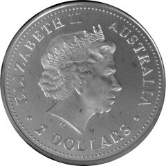 2 Dollars - Elizabeth II 4th Portrait - Australian Peacekeepers - Air Force