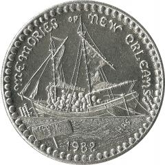 Mardi Gras Token - Krewe of Neophermenos Memories of New Orleans, New Orleans, Louisiana
