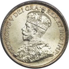 25 Cents - George V