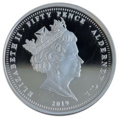 50 Pence - Elizabeth II 75 Anniversary D-Day - Gold