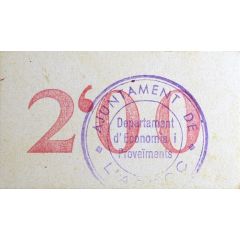 2 Pesetas L`Arboç
