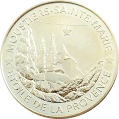 Monnaie de Paris Tourist Token - Moustiers-Sainte-Marie Etoile de la Provence
