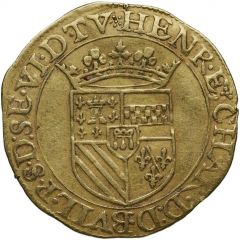 Gold Florin - Henri de la Tour d`Auvergne and Charlotte