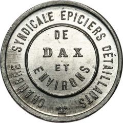 10 centimes - Chambre syndicale des épiciers détaillants - Dax [40]