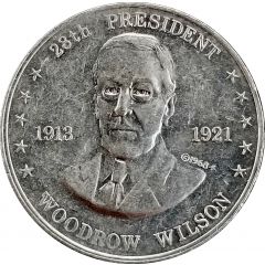 Token - Shell's Mr. President Coin Game Woodrow Wilson