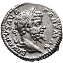 Denarius - Septimius Severus P M TR P VIII COS II P P, Victory