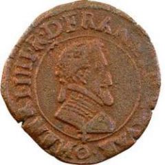 Double Tournois - Henri IV Clermont-en-Auvergne mint, French text