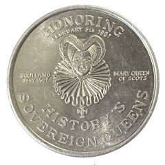 Mardi Gras Token - Krewe of Venus - Mary Queen of Scots New Orleans, Louisiana