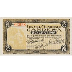 50 Céntimos Gandesa