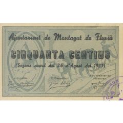 50 Céntimos Montagut de Fluvià