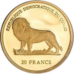 20 Francs In memory of Pope John Paul II