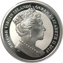 1 Dollar - Elizabeth II Una and Lion, Silver