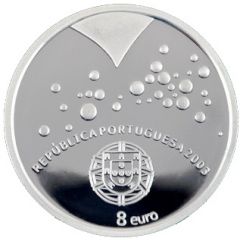 8 Euros Values of Football - Passion, .925 Silver