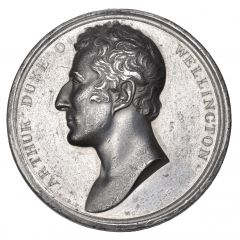 Medal - George III Duke of Wellington, white metal