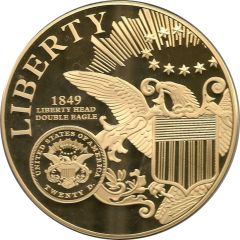 Medal - Gold Double Eagle 1849