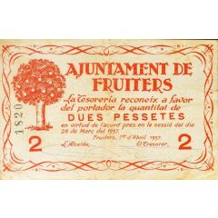 2 Pesetas Fruiters