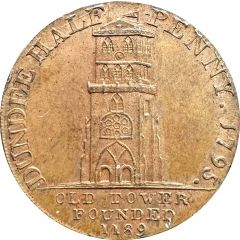 1/2 Penny Angusshire - Dundee / A. Molison