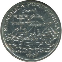 200 Escudos St. Francisco Xavier, Silver