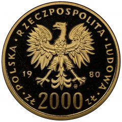 2000 Zlotys XIII Winter Olympics