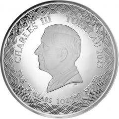 5 Dollars - Charles III Mirror Snake