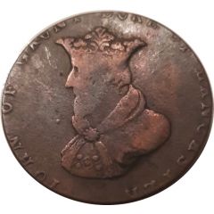 1/2 Penny Lancashire - Lancaster / John of Gaunt
