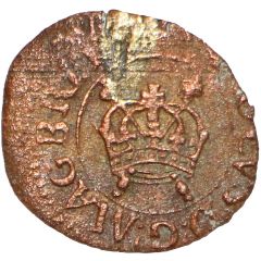 1 Farthing - Charles I Rose issue, type 1
