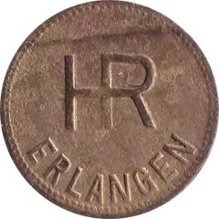 Supermarket deposit token - Flaschen Pfand HR Erlangen