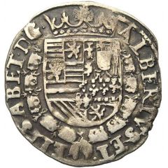 1 Silver Real - Albert and Isabella