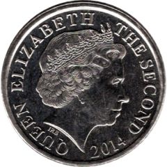 5 Pence - Elizabeth II 4th portrait, magnetic