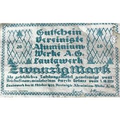 20 Mark Lautawerk