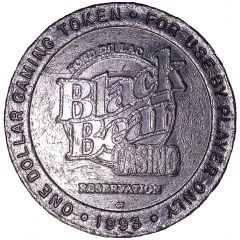 1 Dollar Gaming Token - Black Bear Casino Carlton, Minnesota