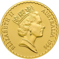 100 Dollars - Elizabeth II 3rd Portrait - Tasmanian Blue Gum - Gold Bullion Coin