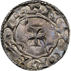 1 Penning - Canute IV Two crosses