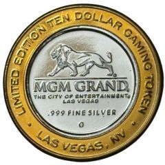 10 Dollar Gaming Token - MGM Grand Las Vegas, Nevada