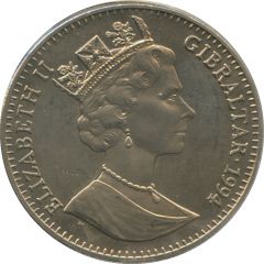 1 Crown - Elizabeth II Dolphin