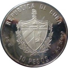 10 Pesos Simon Bolivar