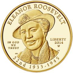 10 Dollars Eleanor Roosevelt, Bullion Coinage