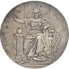 Citizen`s award medal - 80th birthday of Magistrate Carl von Crämers