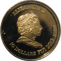 10 Dollars - Elizabeth II Russia