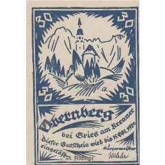 30 Heller Obernberg bei Gries am Brenner