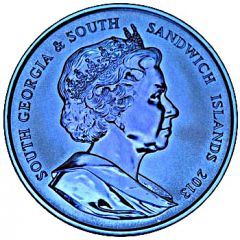 2 Pounds - Elizabeth II Blue Whale