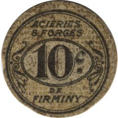 10 Centimes - Aciéries et Forges de Firminy [42]
